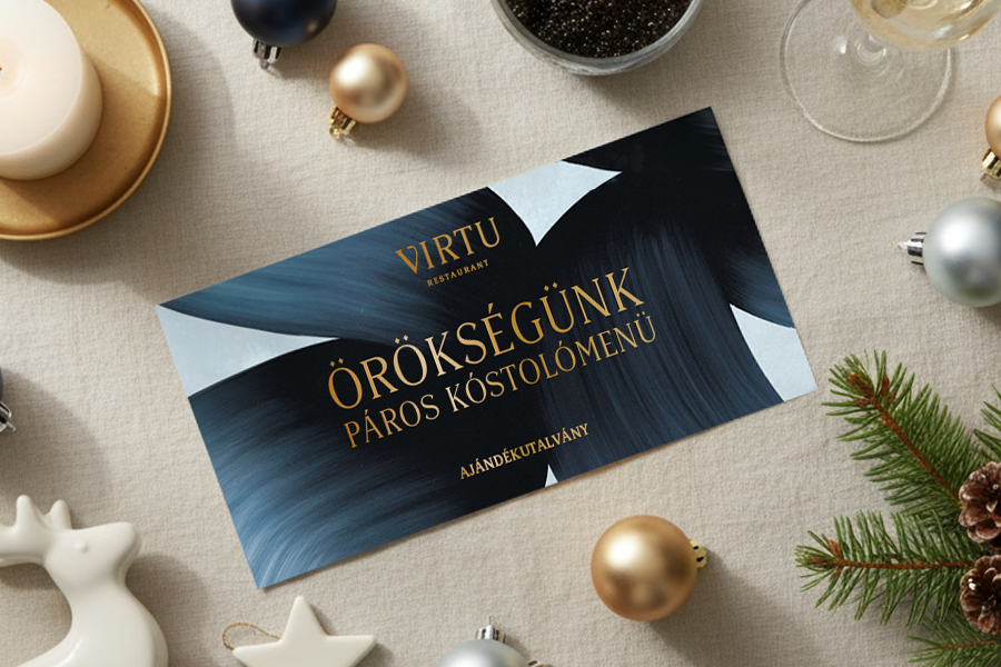 VIRTU – Örökségünk Páros Kóstolómenü ajándékutalvány