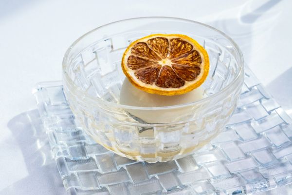 Citrom sorbet Delamotte pezsgővel