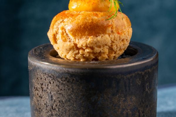 SHEEP CHEESE SPREAD (KÖRÖZÖTT) WITH SWEET KAPIA PEPPER AND DILL